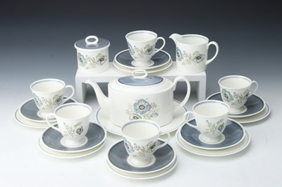 Lot 79 - Suzie Cooper 'Glen Mist' Six Setting Tea Set