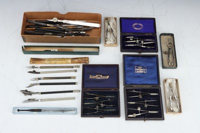 Lot 253 - Drawing Instruments, Pens etc.