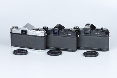 Lot 511 - Three Honeywell Pentax 35mm SLR Cameras