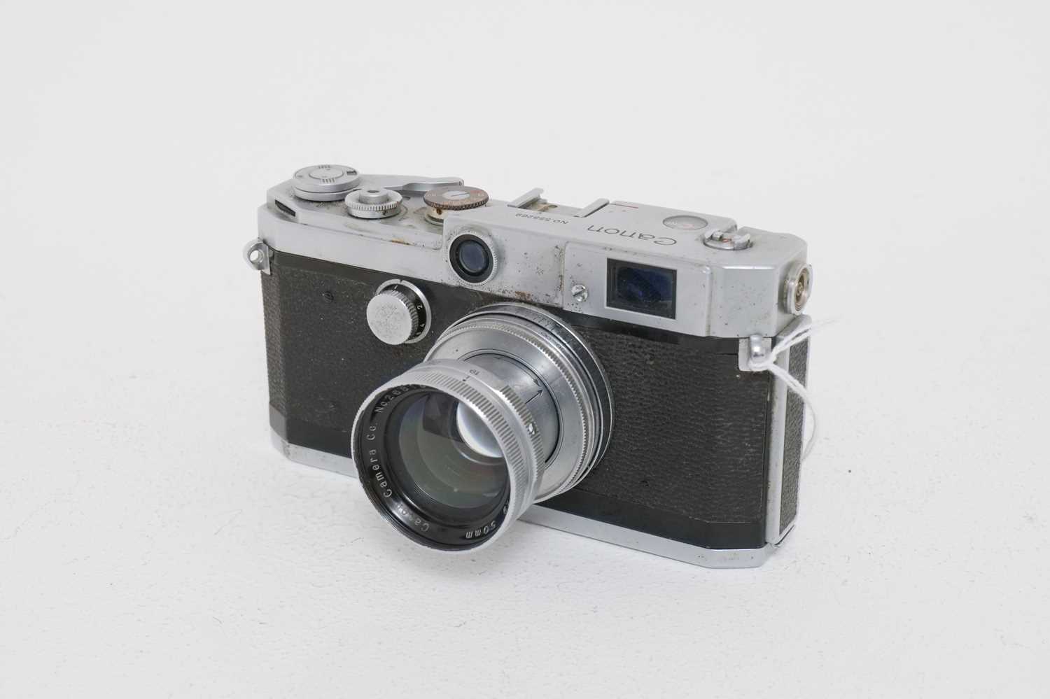 Lot 554 - A Canon Model L1 Rangefinder Camera