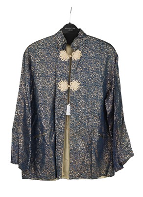 Lot 150 - A Mid-20th Century Oriental Silk Quarter Length Jacket
