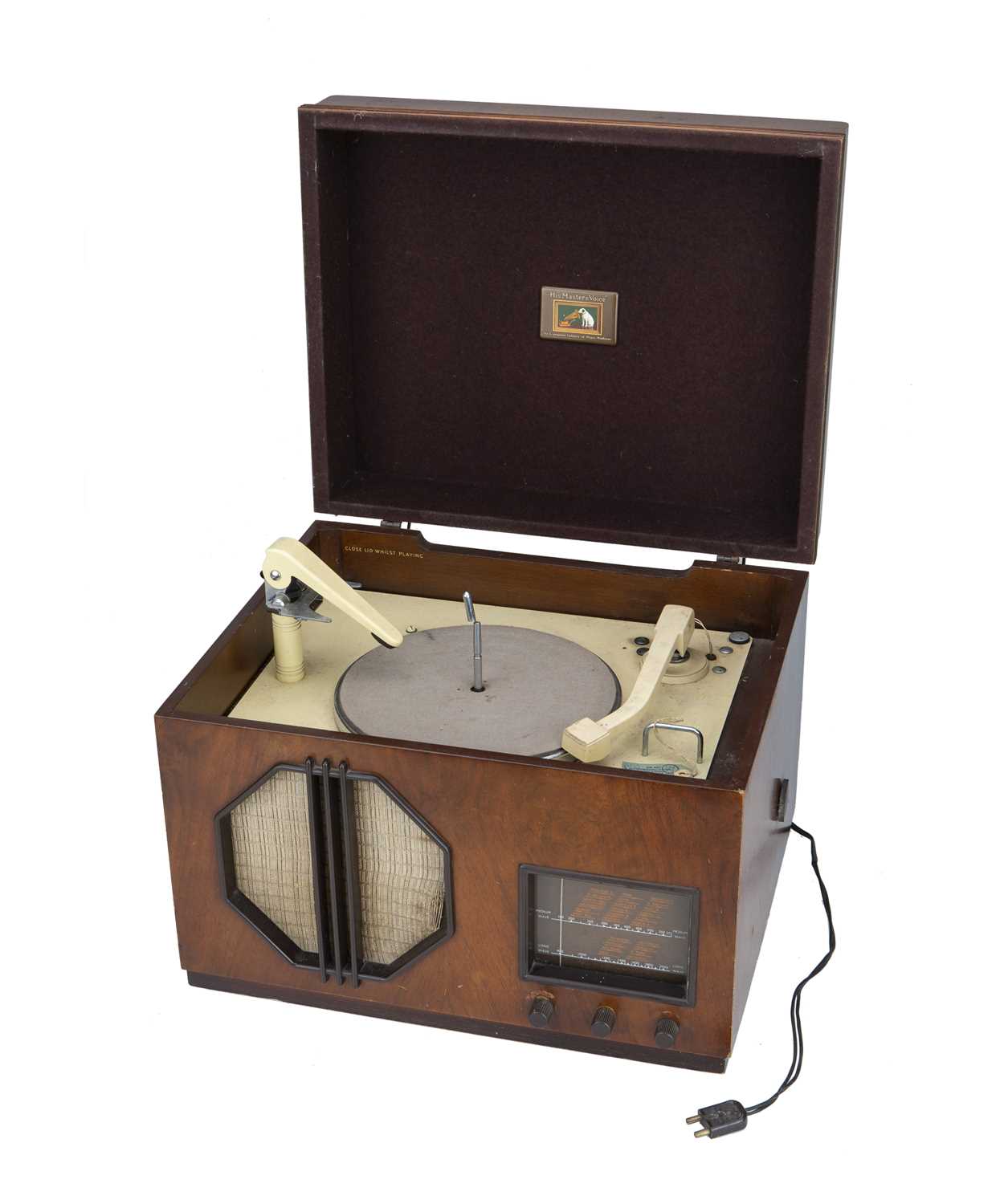 Halmer Radiogram Lot 172 - HMV Radiogram,