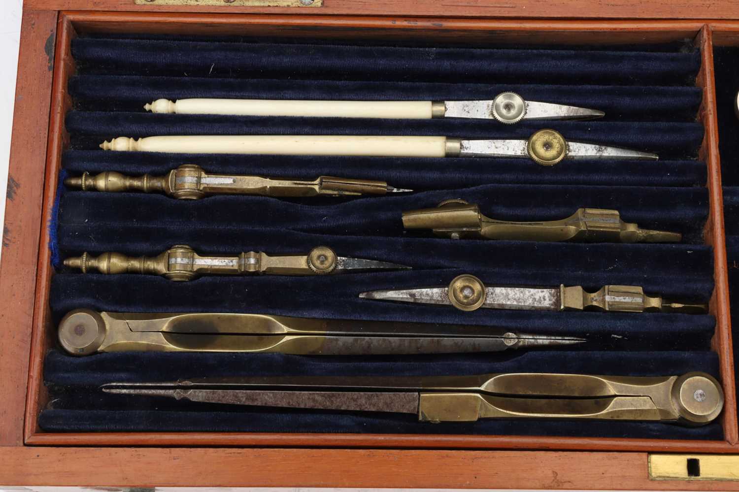 Lot 299 - Two Sets of Drawing Instruments,