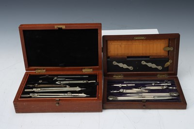 Lot 297 - Six  Part Sets and Sets of Drawing Instruments