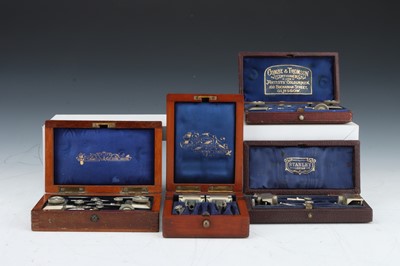 Lot 294 - Drawing Instruments, Four Sets of Beam Compass Ends