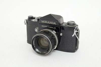 Lot 412 - A Miranda Camera Co. Miranda F SLR Camera