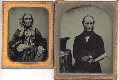 Lot 186 - Daguerreotype and Ambrotypes, Four Portraits