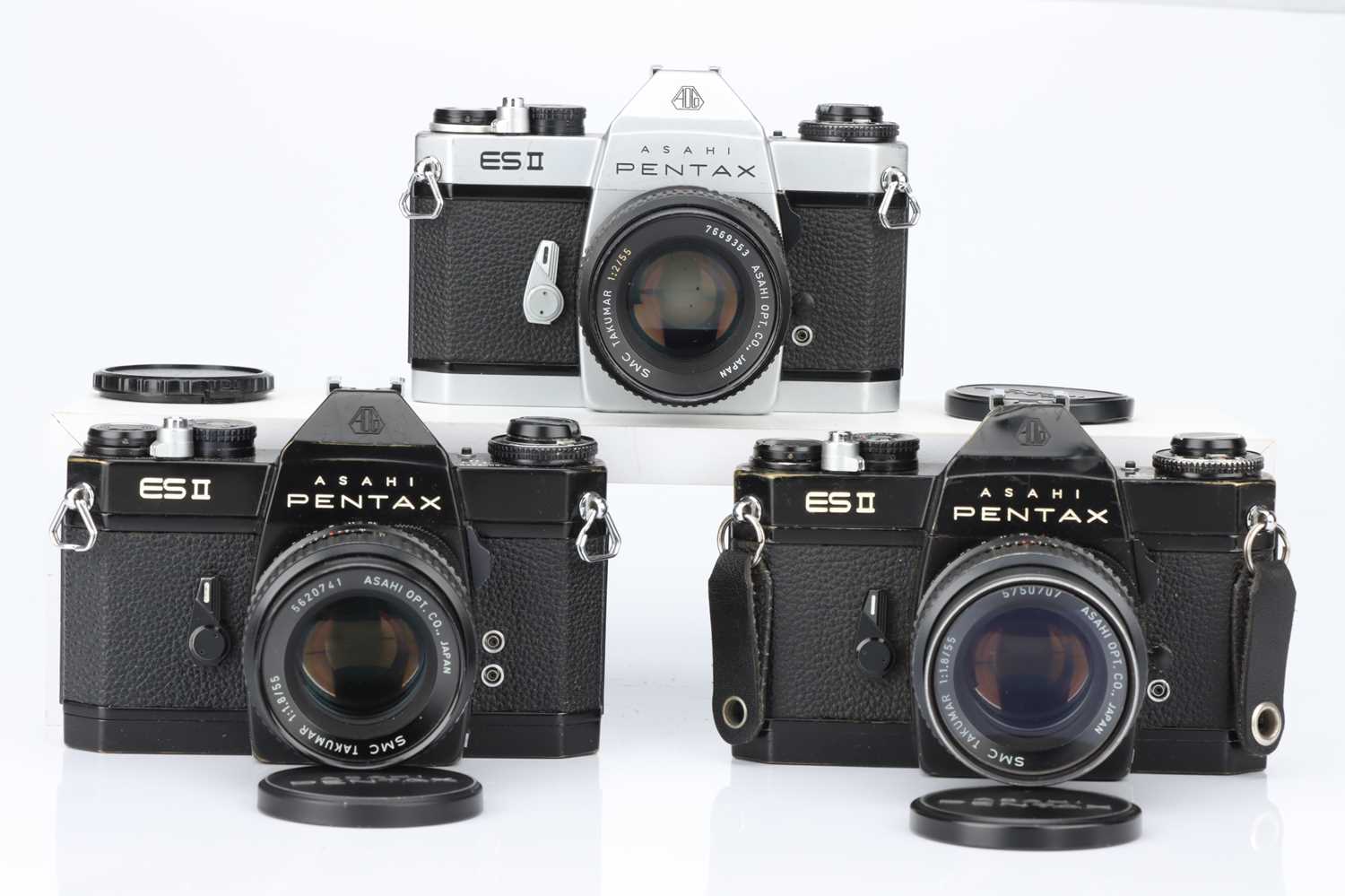 Lot 700 - Three Asahi Pentax ES II Cameras