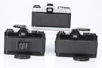 Lot 700 - Three Asahi Pentax ES II Cameras