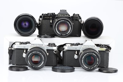 Lot 701 - Three Pentax ME Super SLR Cameras