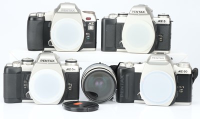 Lot 704 - A Selection of Pentax SLR Cameras