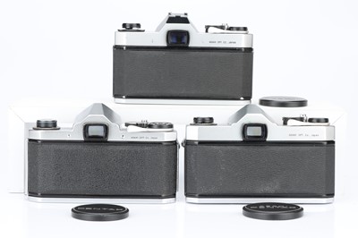 Lot 707 - Three Asahi Pentax SLR Cameras