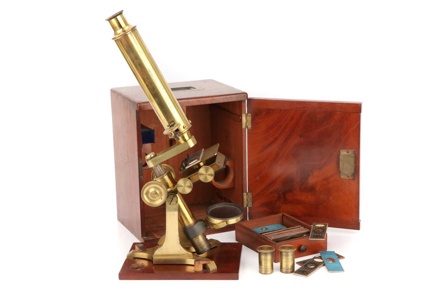 Lot 15 - A Victorian Society of The Arts Type Microscope