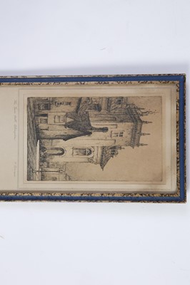 Lot 140 - Small Engraving of Town Scene
