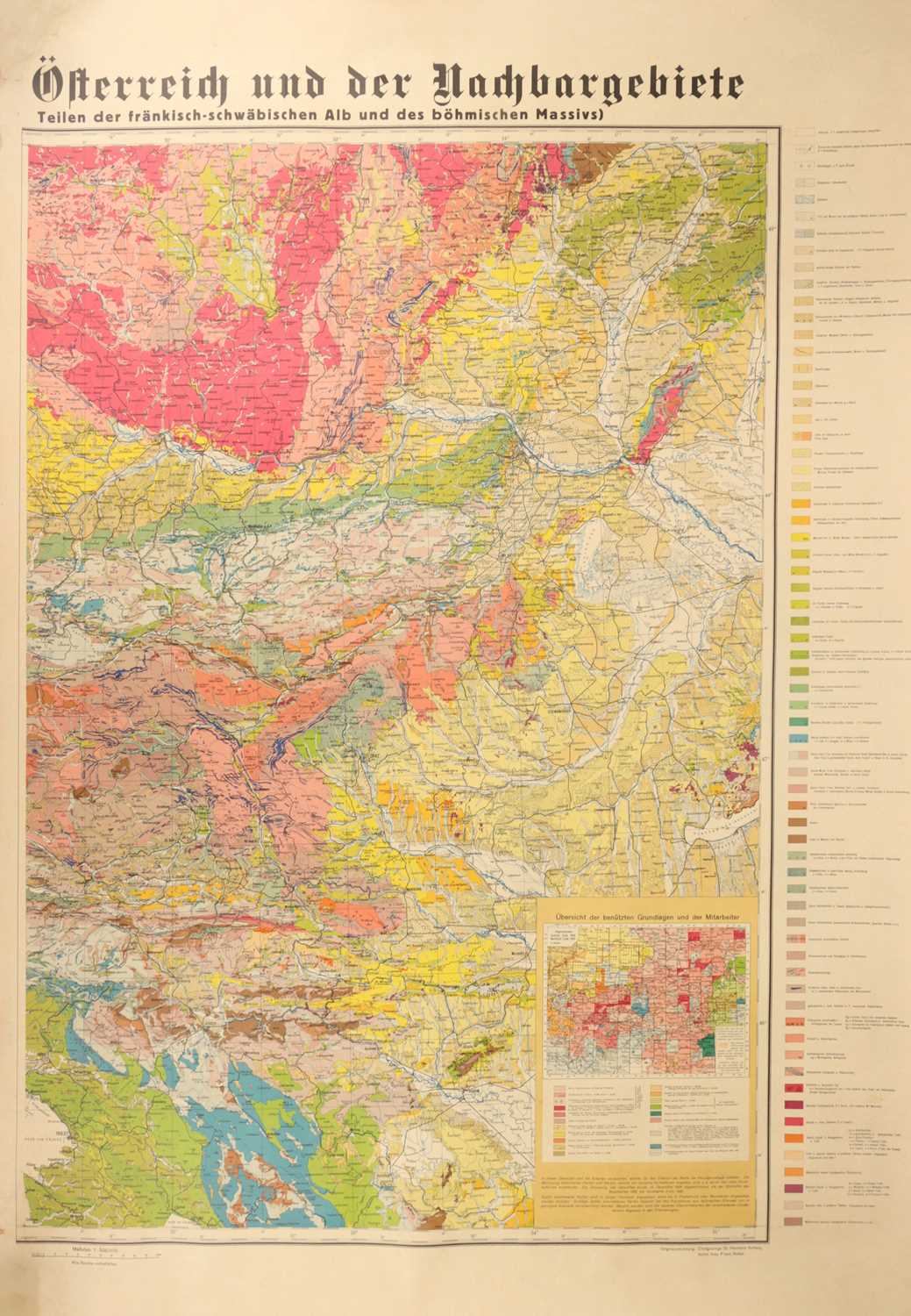 Lot 221 - Two German Geological Maps