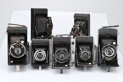 Lot 841 - Seven Folding Cameras