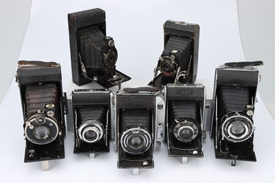 Lot 841 - Seven Folding Cameras