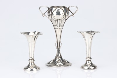 Lot 78 - An Arts & Crafts Silver Posy Vase