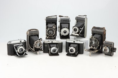 Lot 802 - A Large Selection of Folding Cameras