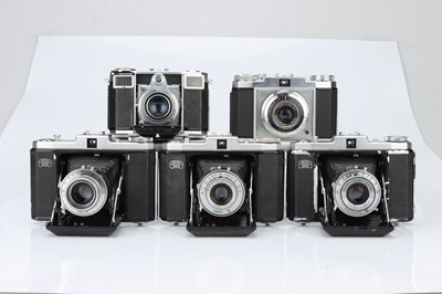 Lot 803 - Five Zeiss Ikon Cameras