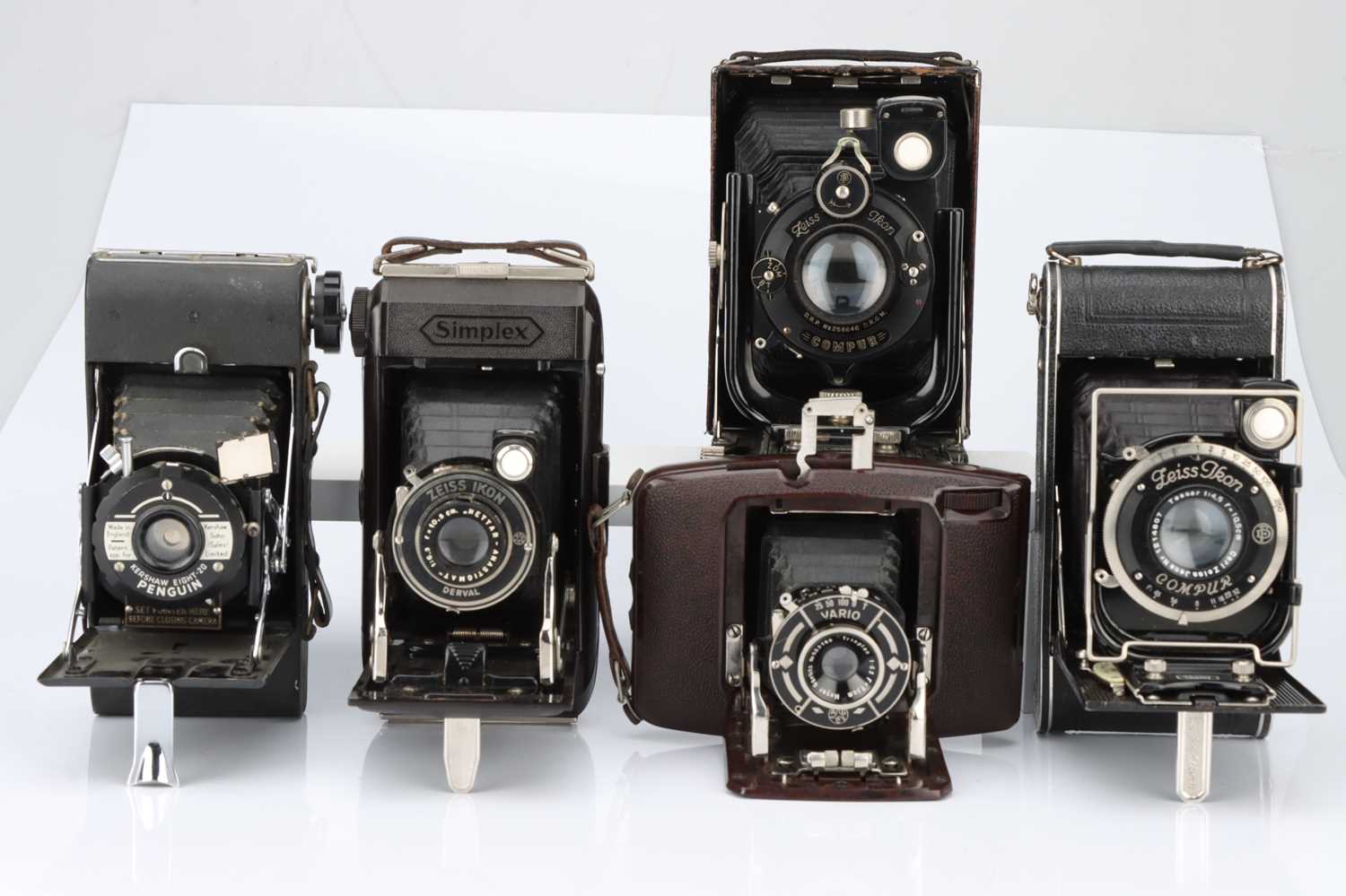 Lot 804 - Five Folding Cameras