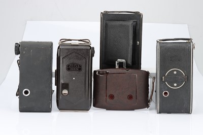 Lot 804 - Five Folding Cameras