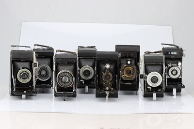 Lot 806 - Eight Folding Type Cameras