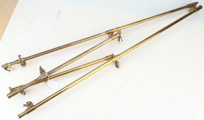 Lot 234 - A Large and Unusual Brass Pantograph by F. W. Breithaupt & Sohn Cassel