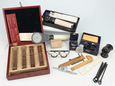 Lot 332 - A Collection of Optometry Equipment