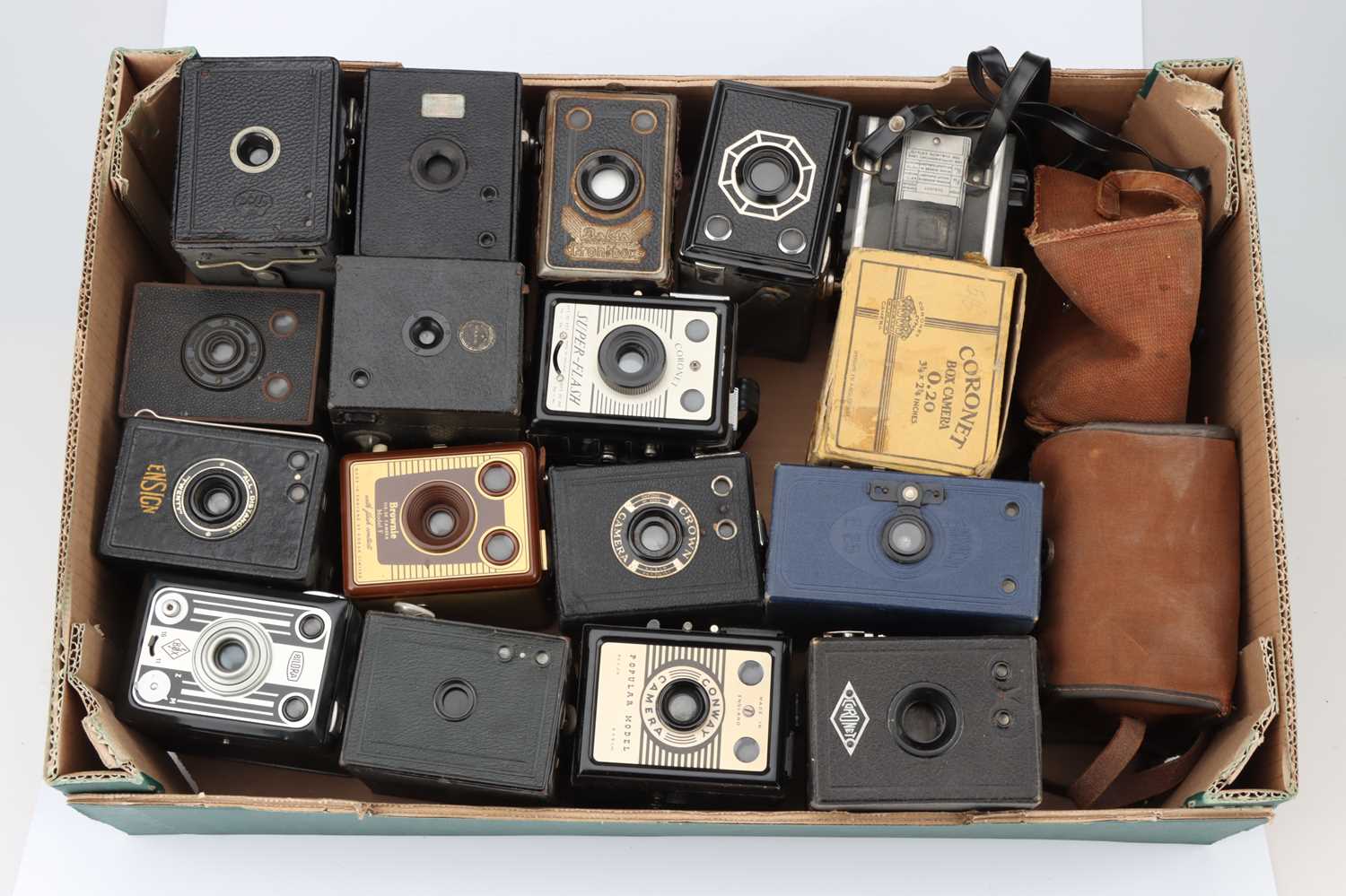 Lot 782 - A Good Selection of Box Type Cameras,