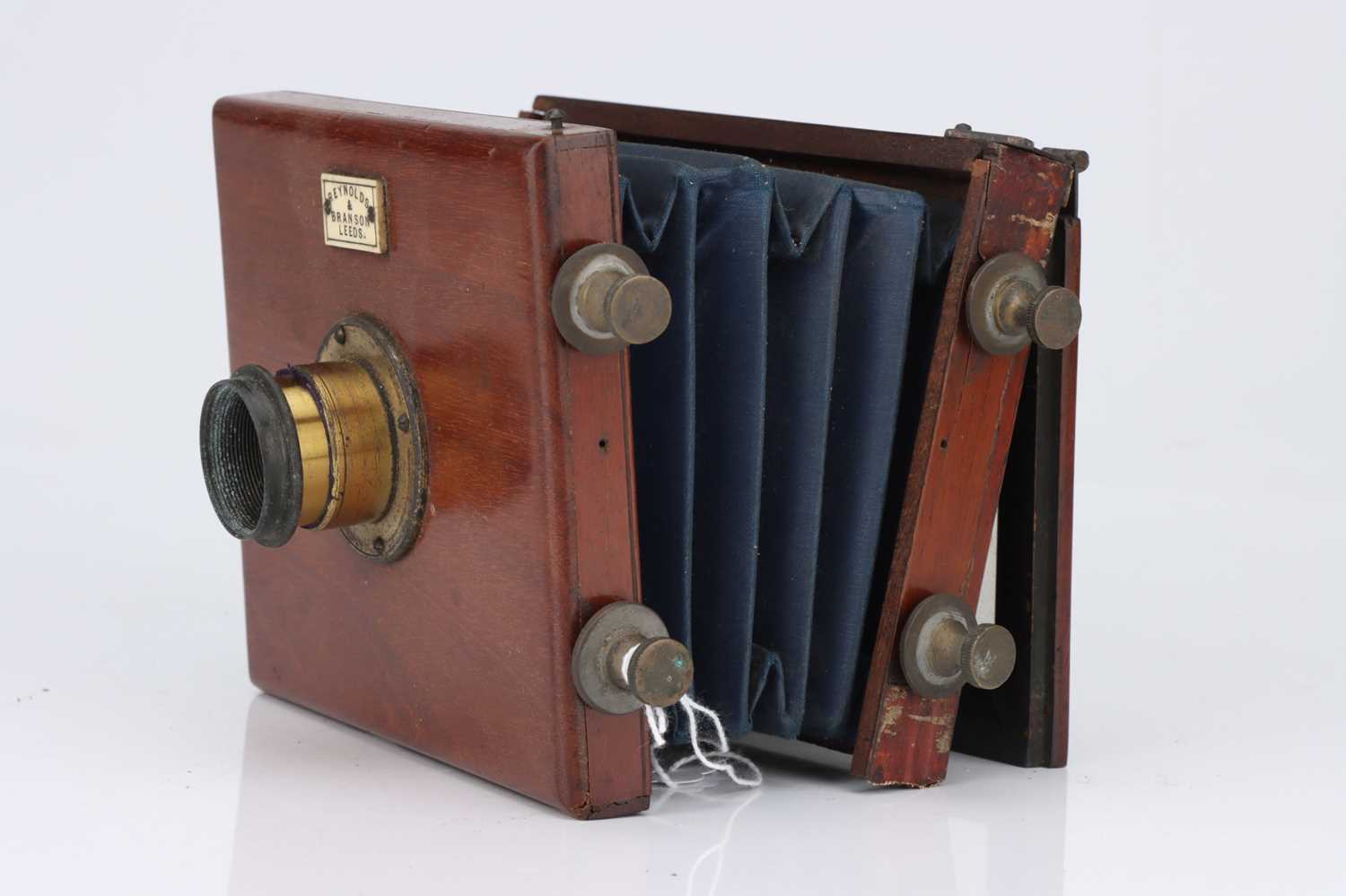 Lot 585 - An Unusual Reynolds & Branson Mahogany Camera