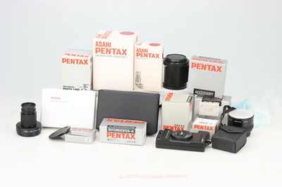 Lot 651 - A Good Selection of Pentax Camera Accessories