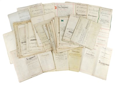Lot 15 - Large Collection of Vellum Mortgage & Conveyance Documents