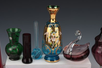 Lot 43 - A Group of Coloured Glass