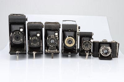 Lot 857 - A Selection of Folding Cameras