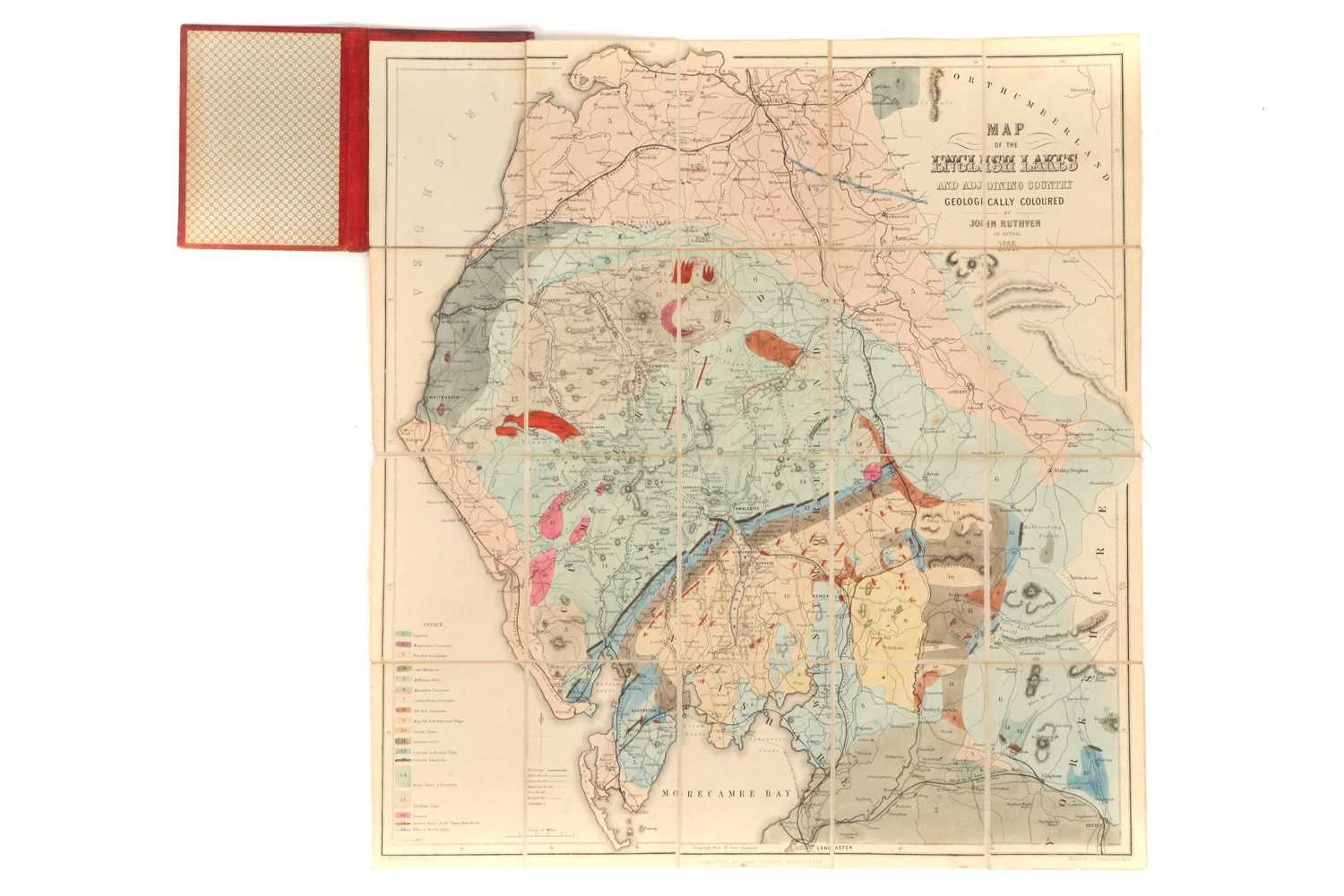 Lot 160 - A Lake District Folding Geological Map