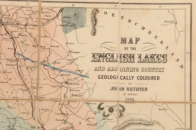 Lot 160 - A Lake District Folding Geological Map