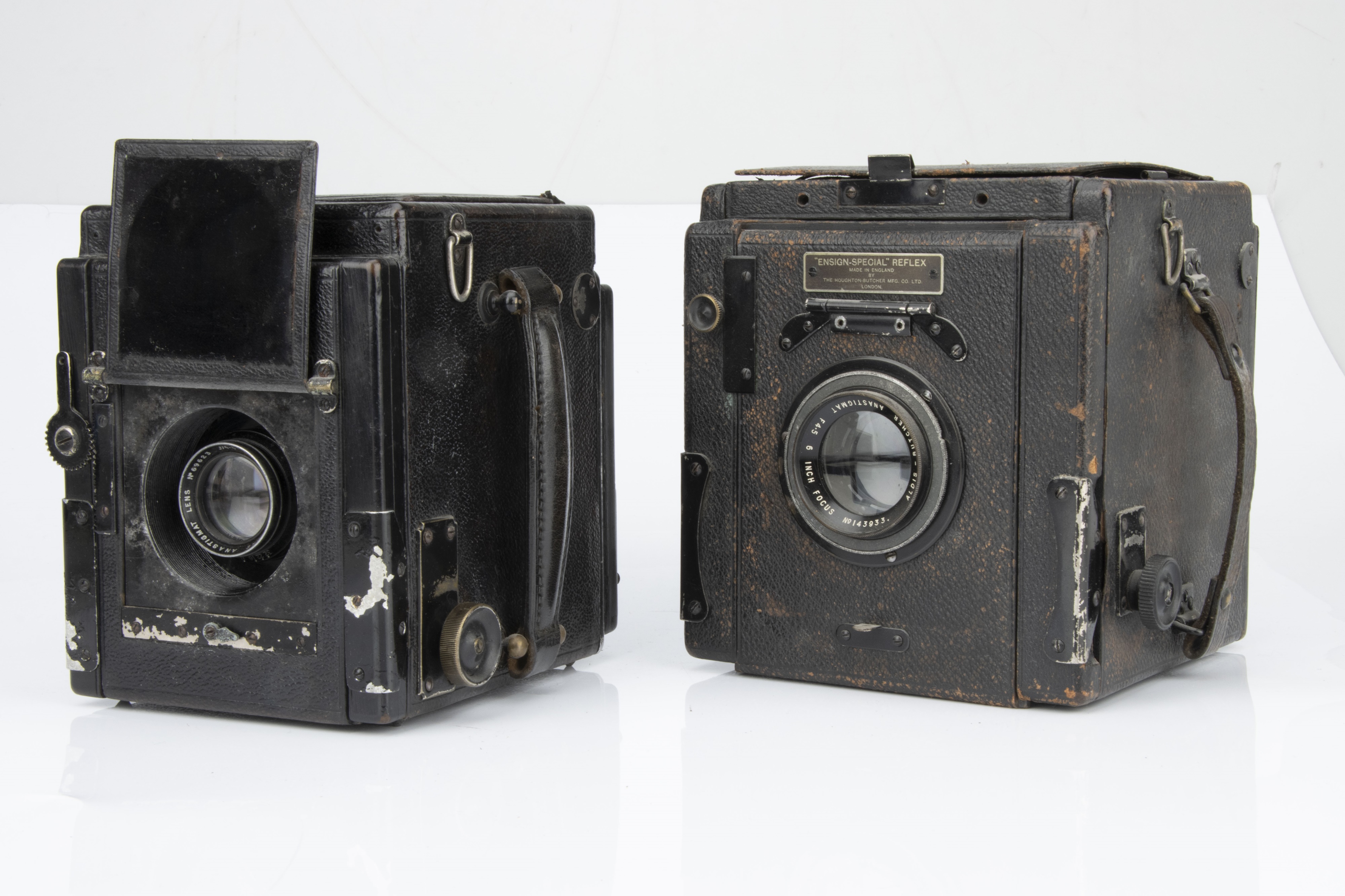 Lot 814 - Two Ensign Large Format SLR Cameras,