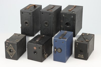 Lot 818 - A Selection of Ensign Box Type Cameras