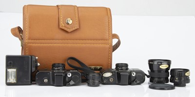 Lot 789 - Two Pentax Auto 110 SLR Cameras