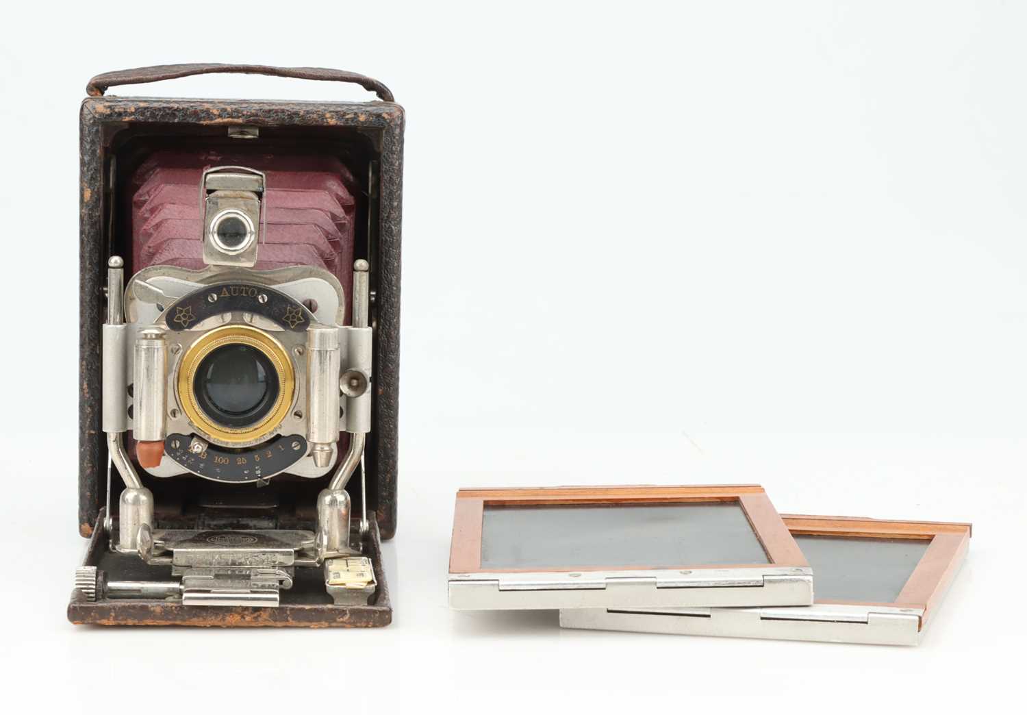 Lot 396 - A Rochester Optical Pocket Premo Folding Camera