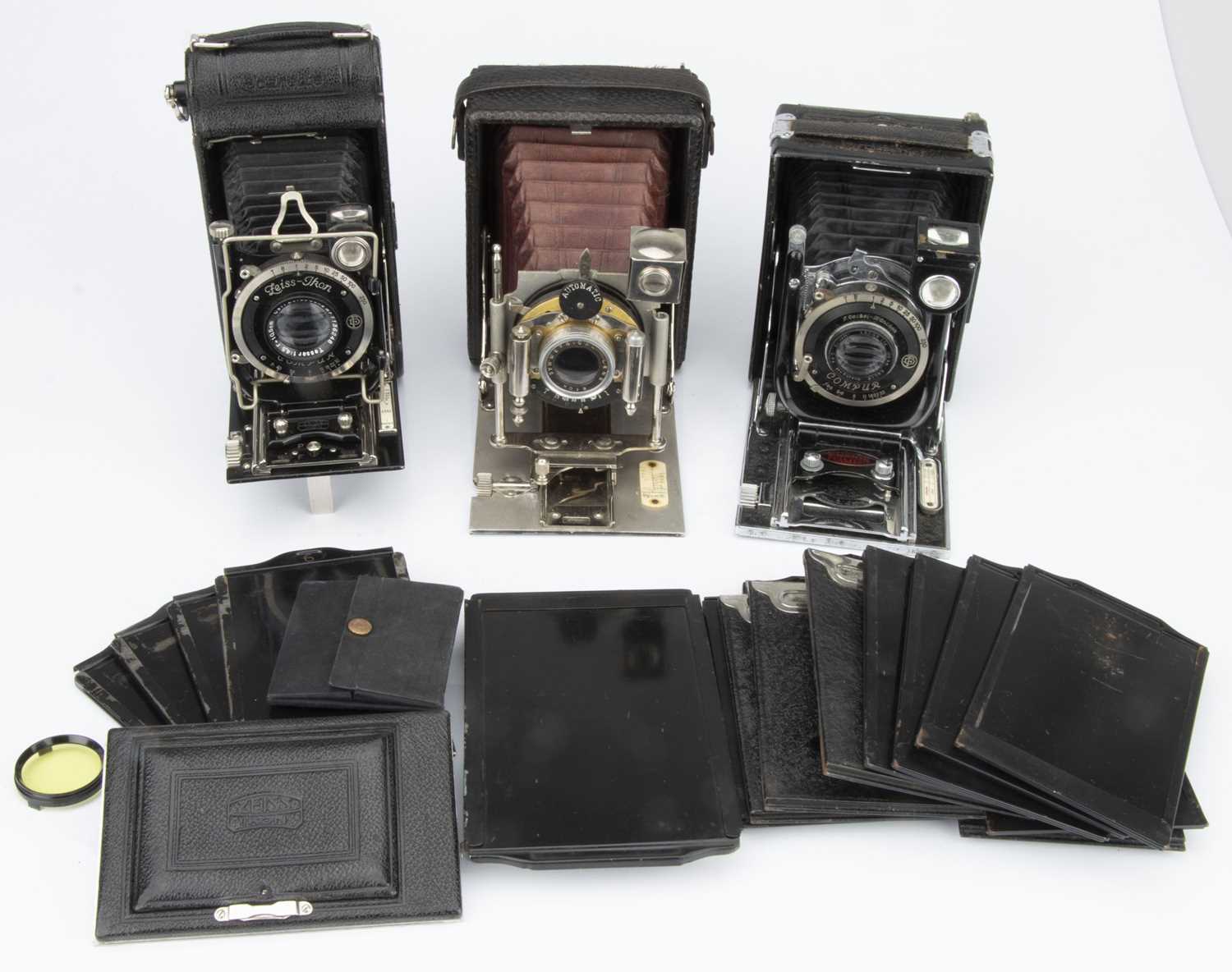 Lot 795 - Three Folding Plate Cameras,