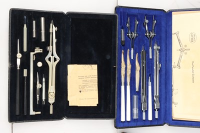 Lot 303 - Elliptic Trammel and other Drawing Instruments by Lotter