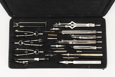 Lot 303 - Elliptic Trammel and other Drawing Instruments by Lotter