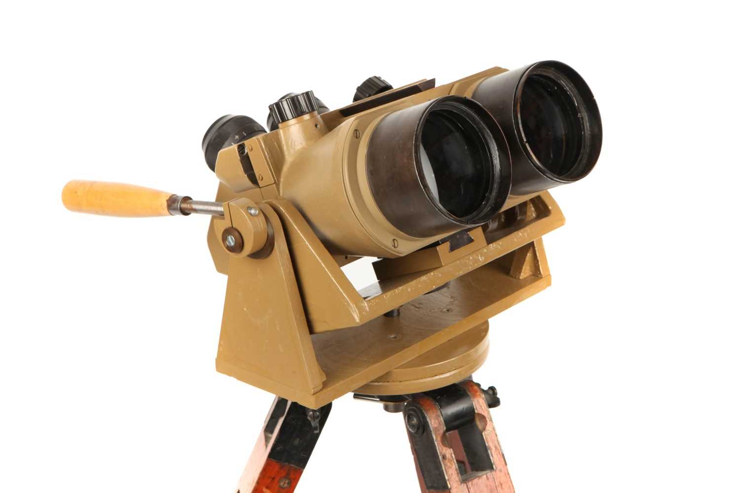 Lot 167 - A Pair of 10x80 German Flak Binoculars,
