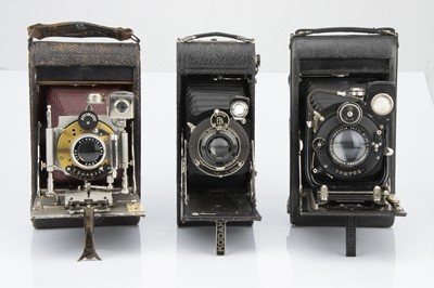 Lot 859 - Three Folding Camera