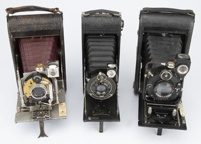 Lot 859 - Three Folding Camera