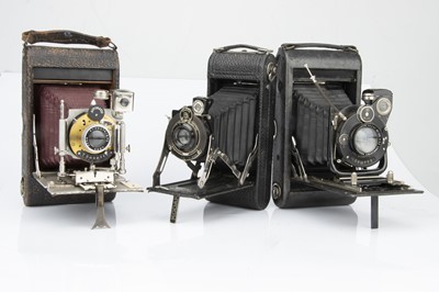 Lot 859 - Three Folding Camera