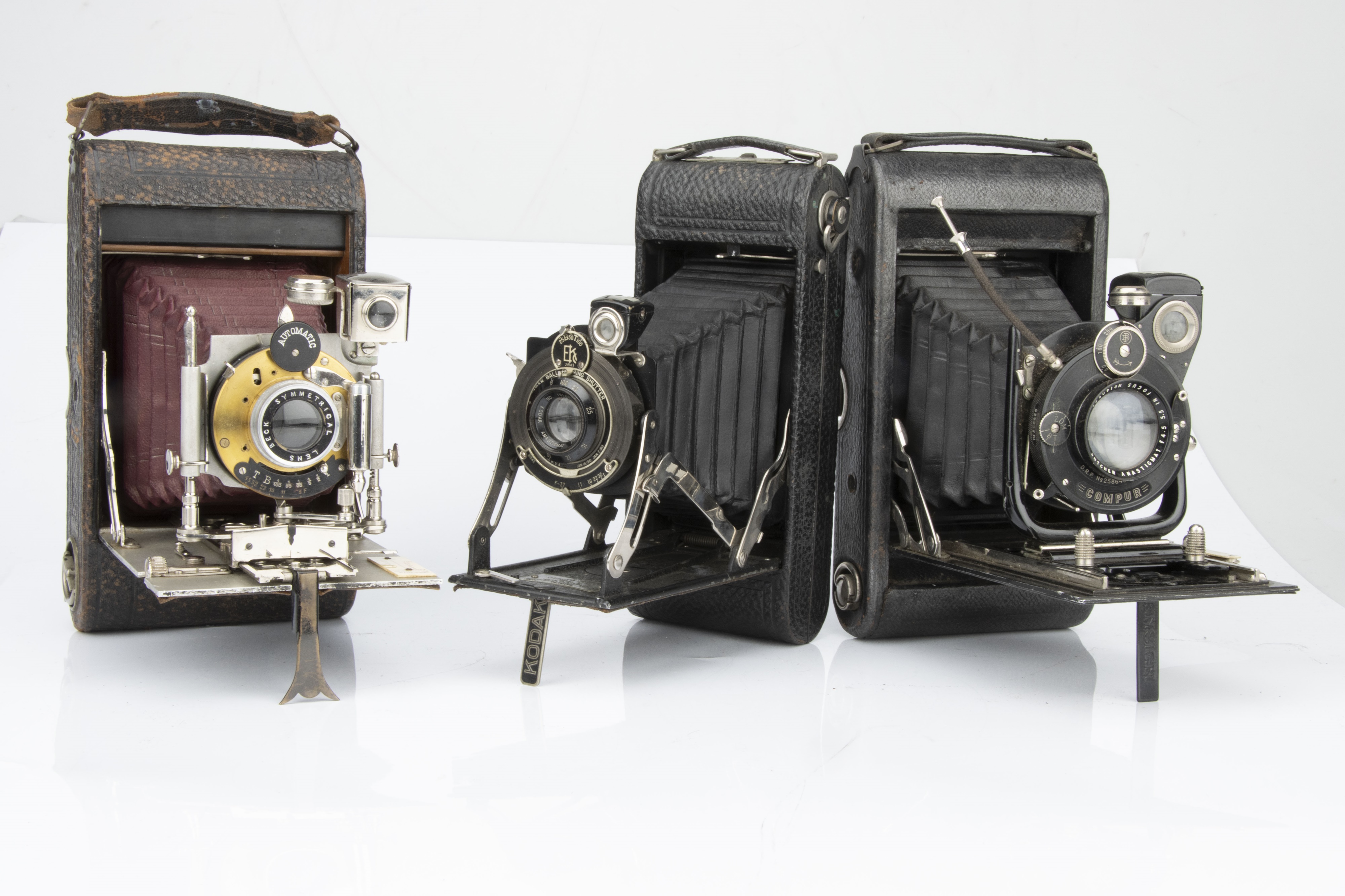 Lot 859 - Three Folding Camera,