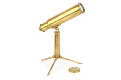 Lot 168 - A 1¼" Refracting Brass Telescope